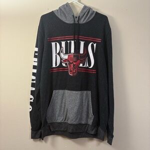 NBA Chicago Bulls Pullover Hoodie men’s XXL black, gray & red cl